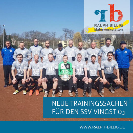 Neue Trainingssachen für den SSV Vingst 05