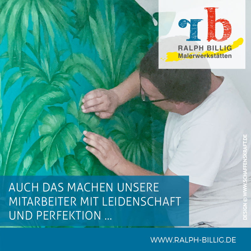 Auch das machen unsere Mit­arbeiter mit Leiden­schaft und Perfektion …