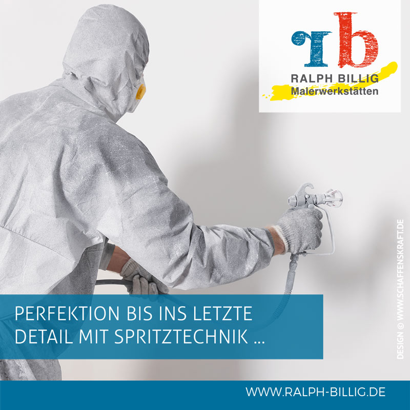 Perfektion bis ins letzte Detail mit Spritztechnik ...